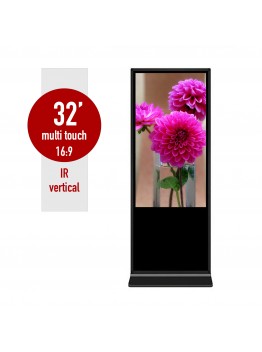 Floor standing SR-32IR information kiosk 32 inches