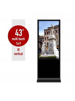 Floor standing SR-43IR information kiosk 43 inches