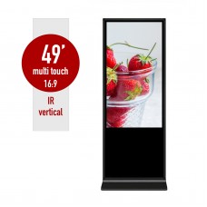 Floor standing SR-49IR information kiosk 49 inches