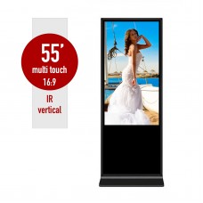 Floor standing SR-55IR information kiosk 55 inches