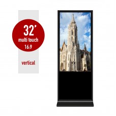 Floor standing SR-32 information kiosk 32 inches