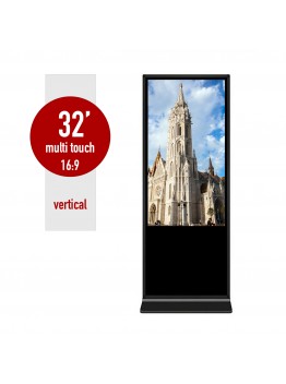 Floor standing SR-32 information kiosk 32 inches