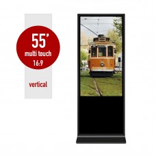 Floor standing SR-55 information kiosk 55 inches