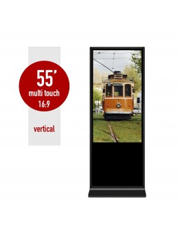 Floor standing SR-55 information kiosk 55 inches
