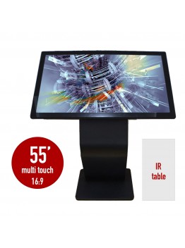 Floor standing SR-55CP information kiosk table 55 inches