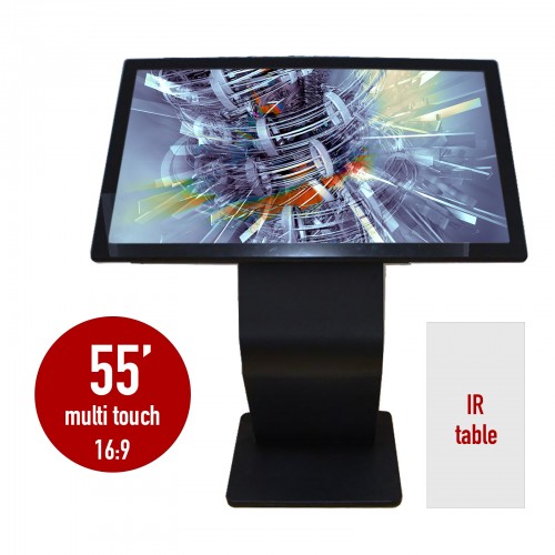 Floor standing SR-55CP information kiosk table 55 inches