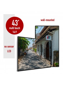 Wall mounted lcd digital player SR-43NS no sensor 43 inches