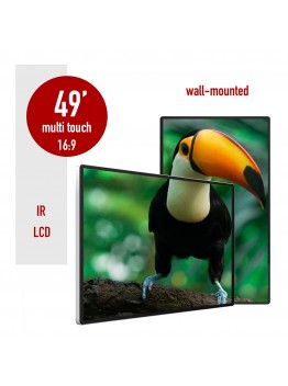 Wall mounted lcd digital player SR-49TP infrared 49 inches