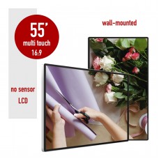 Wall mounted lcd digital player SR-55NS no sensor 55 inches