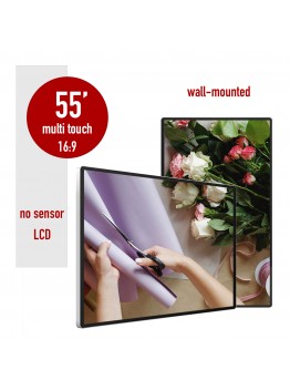 Wall mounted lcd digital player SR-55NS no sensor 55 inches