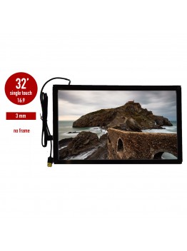 IR LED  i-Touch touch screen, wide touch screen no frame 3 mm 32 inch